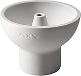 keramik duftlampen aromalampen Piano ist aus unglasiertem, transluzentem Porzellan gefertigt. Deshalb lässt sie den Schein der Kerze so sanft hindurchschimmern