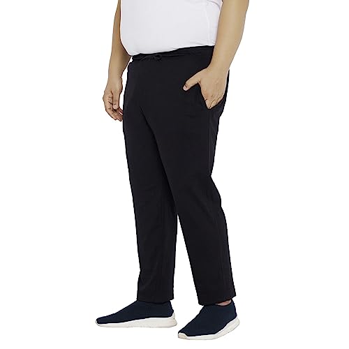 Image of KART BLACK Track Pants for Men | Plain Track Pant | Casual Fit Comfortable Track Pant (Pack of 1)