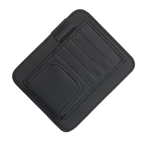 PU カーバイザー メガネホルダー ドキュメントペン カードクリップ 簡単に取り付けられ、すべての車両に安全に保管し、迅速にアクセスできます 長距離運転補助