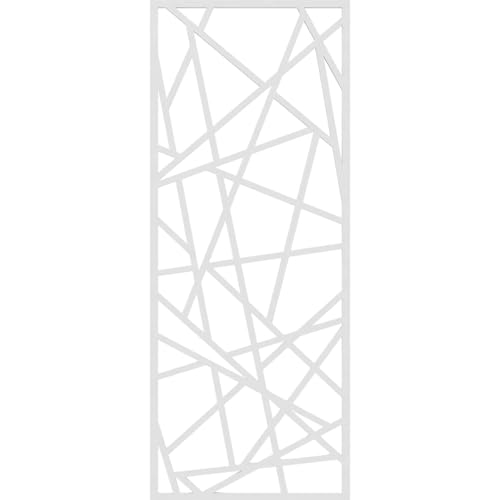 Image of 19 3 /8 inchW x 49 3 /8 inchH x 3 /8 inchT Conway Decorative Fretwork Wall Panels in Architectural Grade PVC