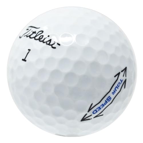 Titleist LostGolfBalls - 36 Tour Speed Golf Balls in Near Mint Condition, AAAA Quality, Recycled Used Golf Balls, Best Value Golf Balls, White