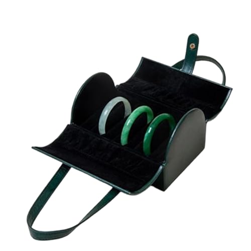 Joyero - Flocado, Estuche Para Brazaletes Portátil, Organización De Joyas | Soporte De Exhibición De Pulsera Con Forro Flocado Suave Para Pendientes, Anillos, Cajón De Casa, Escritorio, Viaje, Oficina