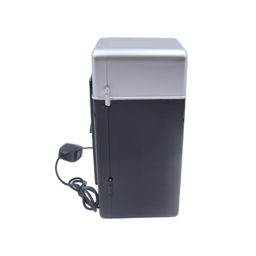 Ticha Mini lodówka zasilana przez USB, mała chłodziarka do napojów, do sypialni, sypialni, na drogę wycieczkę, urządzenie do pielęgnacji skóry, czarna
