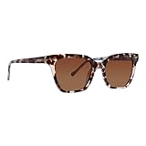 Vera Bradley Women's Polarized Keegan Cat Eye Sunglass Paradise Coral pattern