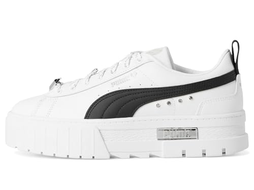 Image of PUMA Womens Mayze Flawless Lace Up Platform Sneakers Shoes Casual