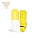 Paraguas Plegable Ultraligero 210T Mini Cápsulas Crema Paraguas Paraguas Plegable de Goma...