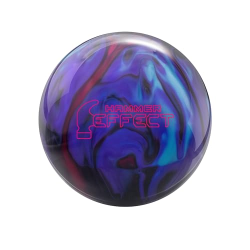 Bowlerstore Products Hammer PRE-DRILLED Effect Bowling Ball - Marron/Blue/Black/Purple 16lbs