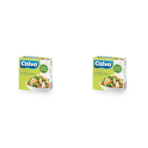 Calvo Ensalada Mediterránea de Atún 150g (Paquete de 2)