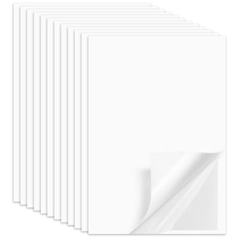 12 Pcs Double Sided Adhesive Sheets for Crafts Cover