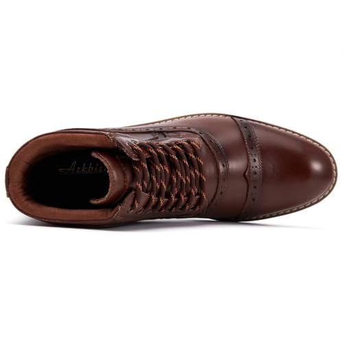 Image of Arkbird Men's Chukka Boots Genuine Leather Ankle Boot for Men Classic Casual Oxford Style Footwear