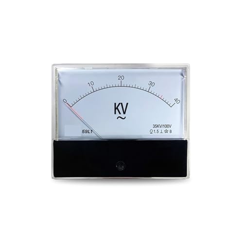 Voltmètre haute tension AC 59l1 analogique 100x120mm alternatif 5kV 100V