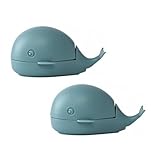 Abaodam 2pcs Whale Shaped Laundry Brush for Shoes Cleaning Multipurpose Home Use