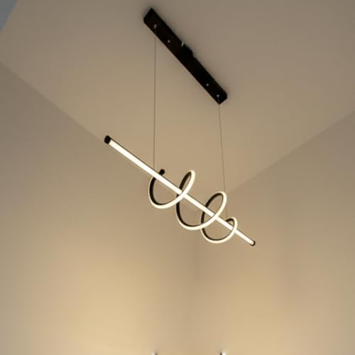 Image of Ceiling Hanging Light for Dining Area, Moden Hanging Lamp for Breakfast Table, Hanging Light for Home Decoration (CH57 BK)