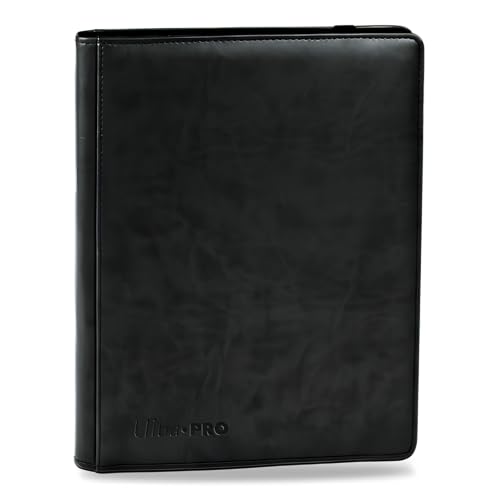 Ultra Pro Premium PRO-BINDER Padded Leatherette Sideloading 9-Pocket Album for Pokemon, YuGiOh & Magic Cards! Also for Baseball & Sports Cards!