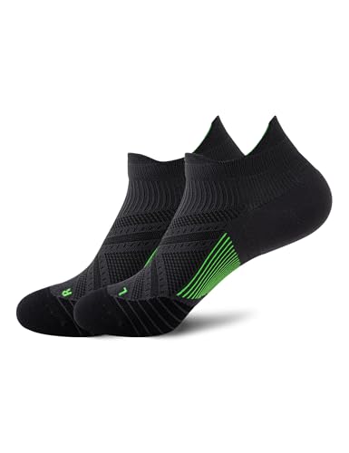 R L Design Max High Performance Cushion Ankle Socks for Men Women Unisex No Show Low Cut Athletic Heel Tab Running Sports