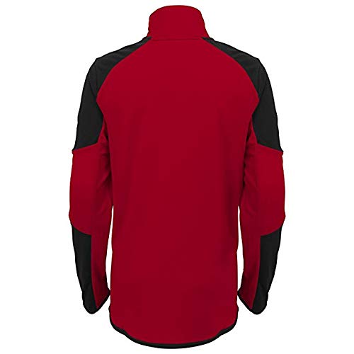 Outerstuff NFL Atlanta Falcons Youth Boys Beta 1/4 Zip Performance Top, Crimson, Kids Medium(5-6)