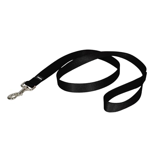 PetSafe Nylon Leash - Helps Maintain Secure Connection on Walks - Durable Pet Leash with Easy Clip - 1 in. x 4 ft. - Black