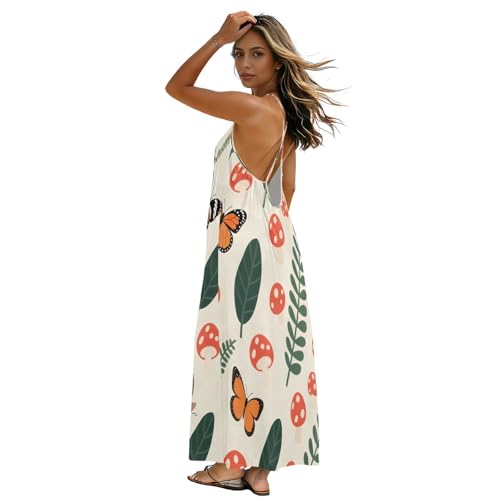 Robe caraco à dos ouvert pour femme en taille M pour l'été