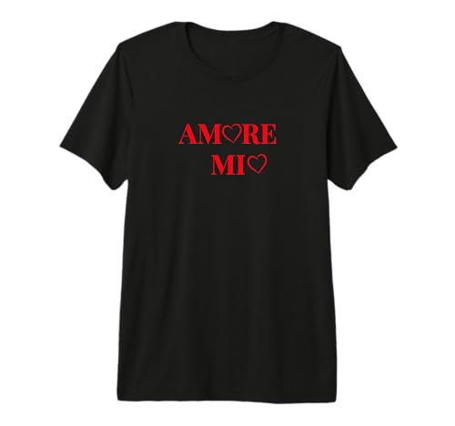 « Amore Mio », déclarez Votre Amour Romantique, Aimez la Culture Italienne T-Shirt Haut de Gamme