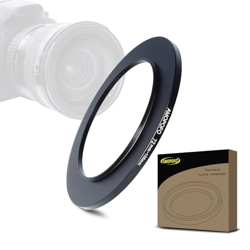 72mmから105mm ステップアップリングフィルターアダプター/72mmから105mm カメラフィルターリング 105mm UV ND CPL用 メタルステップアップリング用