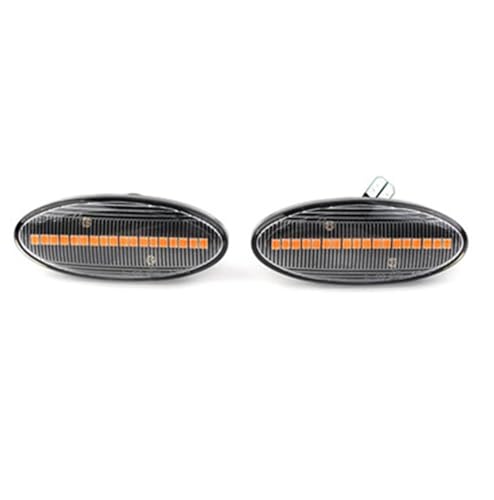 Feux de position latéraux dynamiques pour Nissan Juke, Cube et Leaf (2 pièces, Style 2)