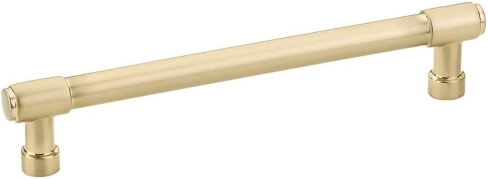 Emtek 86689US4 Emtek 86689 Jasper 6 Inch Center to Center Bar Cabinet Pull from The Industrial Modern Collection