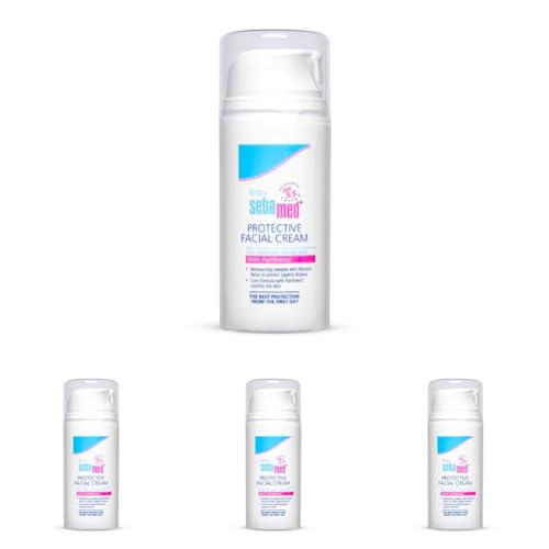 Image of Sebamed Baby Protective Facial Cream|pH 5.5|Baby Face Cream|100ml (Pack of 4)