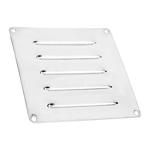 ARTIBETTER Louvered Vent Cover for Boats Stainless Steel Replacement Easy Installation Design for Ducting Openings for Work