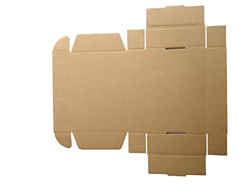 CH-BOX Corrugated Mailer, Cardboard Shipping Boxes, 9" x 6" x 2", Oyster White (Pack of 50) - Thumbnail 2
