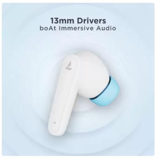 Image of Boat Airdopes 115 in Ear TWS Earbuds(White Siberia)
