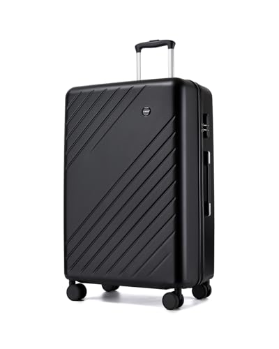 Kono Valise Grande Taille Soute 76.5cm 94L Valise Rigide ABS+PC Anti-salissure Imperméable Léger Résistant à la Compression 360° Roues Silencieuses avec...