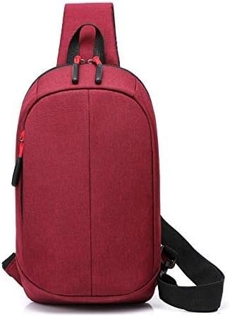 Unisex Messenger Bag Shoulder Bag, Travel Hiking Leisure Outdoor Walking Bike Cycling Backpack, Wine, One Size