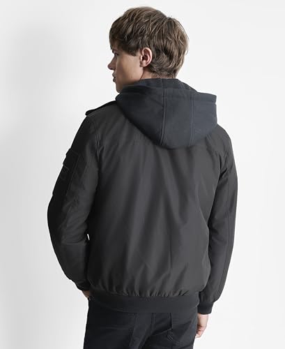 DKNY Men's Water Resistant Hooded Durable Casual Jacket4