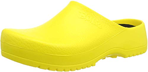 Sabots Super-Birki Birkenstock Jaunes en Alpro-Mousse pour Pieds Larges Taille 36