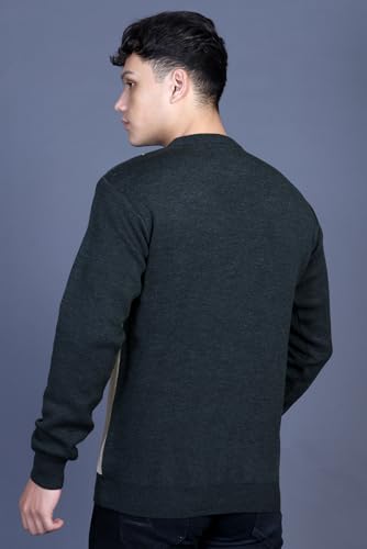Image of GODFREY Full Sleeve Woolen Sweater for Man Winter Wear - Round Neck Pullover Regular Fit