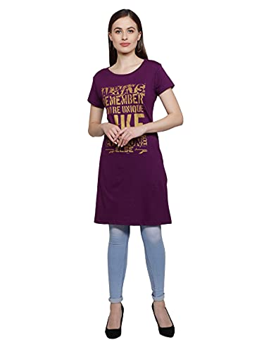 Image of FLEXIMAA Women's Half Sleeve T-Shirt - P