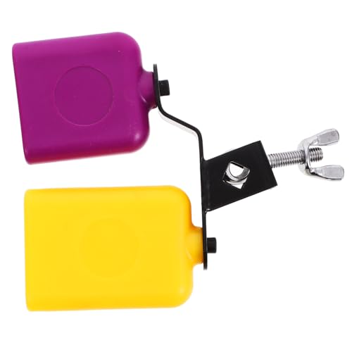 FUNOMOCYA Cow Bell Drum Set Block Drum Tone Percussion Instrument for Boys and Girls