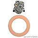 SG Store 2 Stück Kraftstoffleitungs-Kupferscheibe 23414-120000 Kompatibel mit Yanmar-Motor 1GM GM10 Schmierölsystem 18 X 12,3 X 1,5 Mm