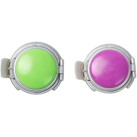 DIANLAN 2 Pcs Soda Pop & Beverage Can Covers,Silicone Soda Can Lids,Reusable Pop Drink Covers Lid Protector (Green+Purple), 2.75 x 2.16 inch Cover
