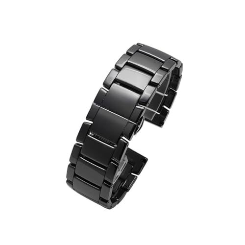 20mm 22mm�Z���~�b�N�x���g�ɓK������Samsung Galaxy Watch 6 5 4 40mm 44mm/ Huawei Watch 4 GT6 5 4 3 Pro(A-black,20mm)