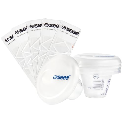 ExSeed Health - Sperm Test Refill Kit - 5 Test Supply - Compatible with All ExSeed Home Test Kits - Male Fertility Kit - Track Sperm Health - with Collection Cups, Sample Slides & Wipes