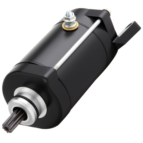 Image of SCITOO Starter Motor 63M81800 18421 for Yamaha WaveRunner GP1200R 1200 XL1200 XLT1200 1997-2005 Wave Runner 12 Volt CW 9-Spline Shaft