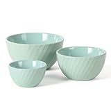 Martha Stewart Eagleson 3 Piece (3”, 4”, & 5”) Round Prep Mixing Bowl Set – Martha Blue
