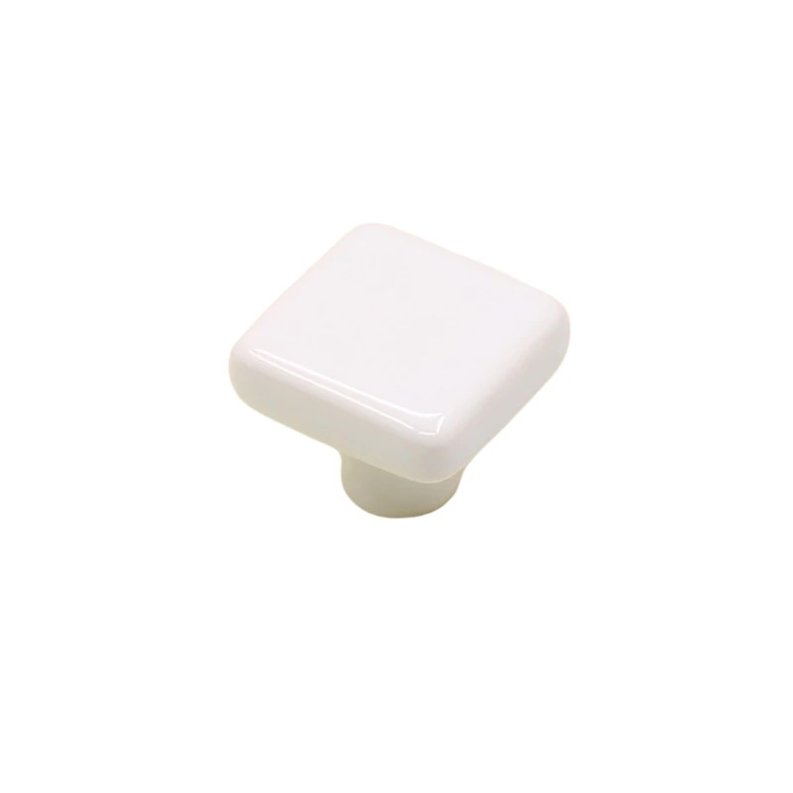 Kifsdlf Color3 2Pcs Ceramic Square Cabinet Knob Drawer Furniture Handles Dresser Single Hole Door Pulls Wardrobe Hardware For Cupboard Wardrobes Furniture(Color3)