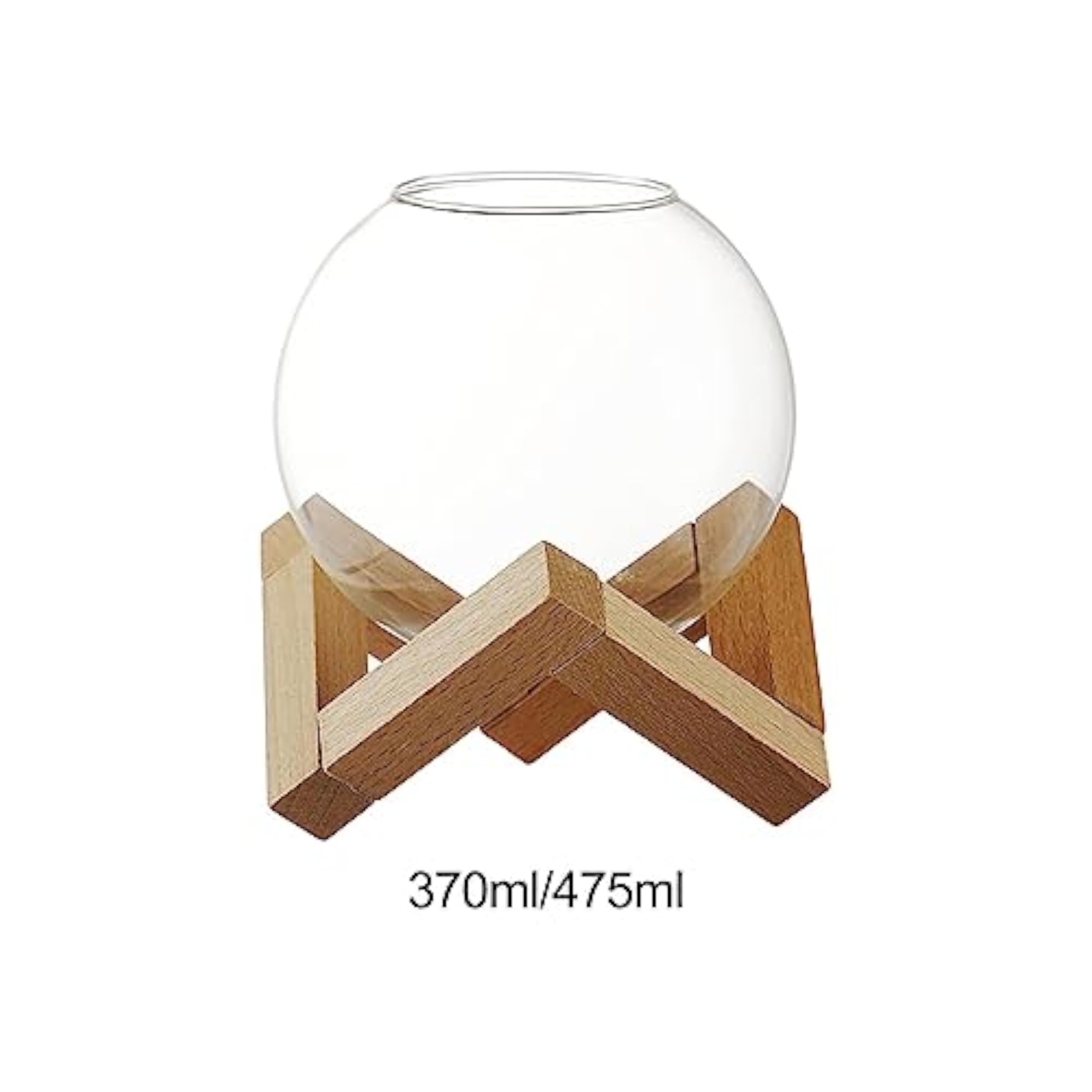 Martini Glass with Wood Stand 370ml