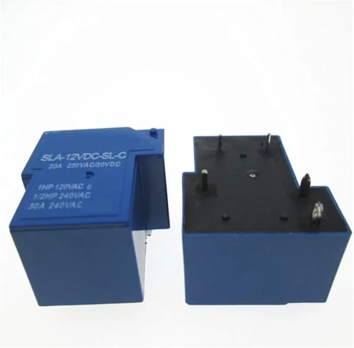Relais 12V SLA-12VDC-SL-C 30A à haute capacité de coupure pour commutation stable