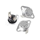 Manueller Thermostat-Temperaturschalter KSD301/KSD303 45 °C – 150 °C, 50 °C, 55 °C, 60 °C, 65 °C, 70 °C, 75 °C, 80 °C, 85 °C, 90 °C, 95 °C(80C,5PCS)