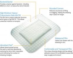 Opsite Post-Op 8.5 x 9.5cm Dressing x 20-346-6869, White