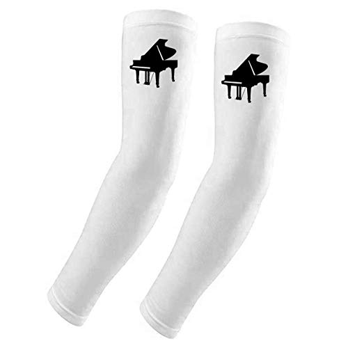 Housse de gants pour piano classique motif instrument musique soleil
