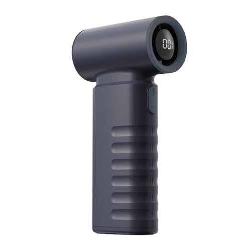 Kaeltsyn Ventilador de mano recargable por USB de 199 velocidades con funcionamiento silencioso y agarre ergonómico para viajes al aire libre, uso doméstico, ventilador de refrigeración silencioso